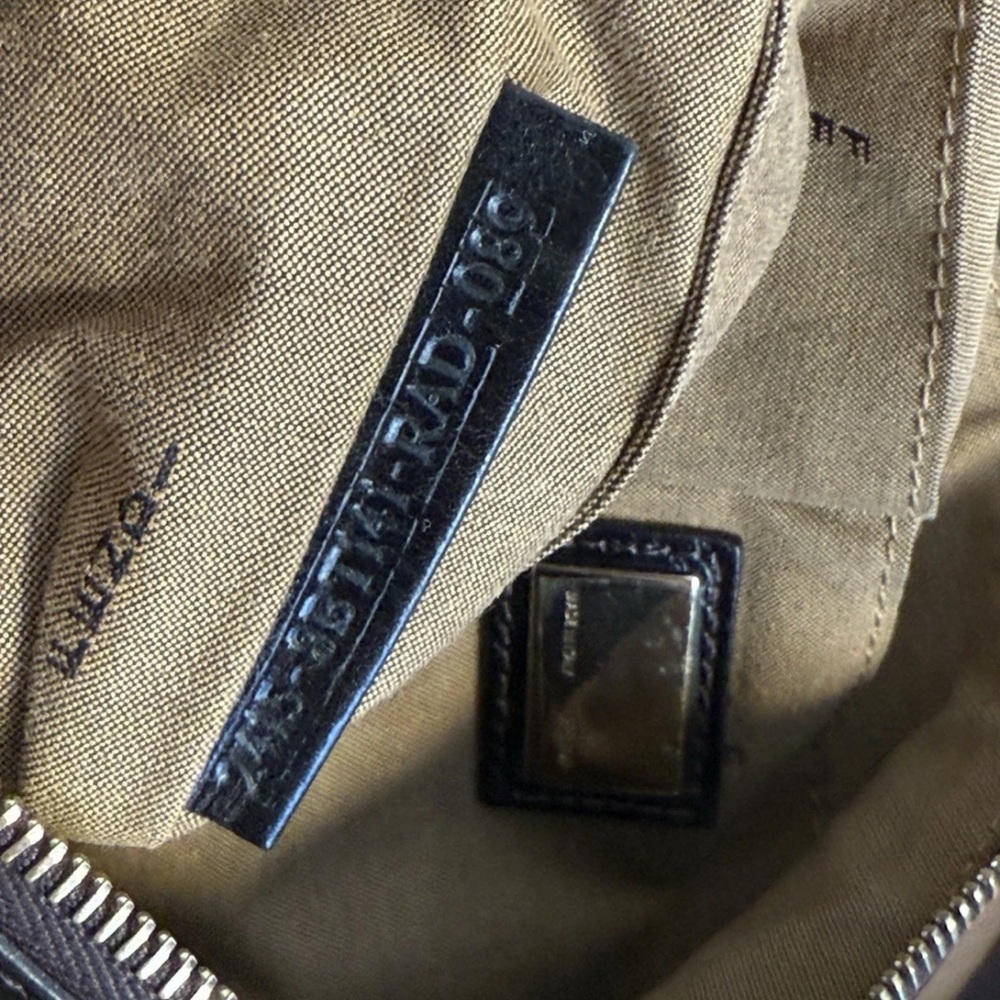 Fendi Chef Zip Crossbody Bag Zucca Canvas - Picture 10 of 11